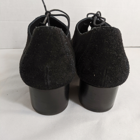 Born Black Suede Heeled Shoes - Picture 5 of 7